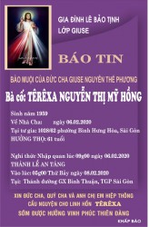 Bà Cố: TÊRÊXA NGUYỄN THỊ MỸ HỒNG