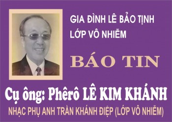 Cụ ông: PHÊRÔ LÊ KIM KHÁNH