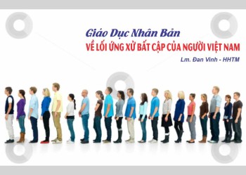 Giáo Dục Nhân Bản -Bài 06