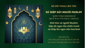 Sứ điệp gửi người Muslim nhân Tháng Ramadan