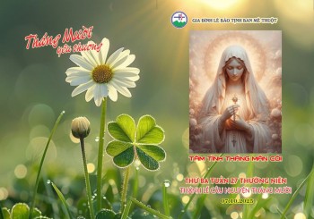 Thư mời hiệp dâng Thánh lễ tháng Mười