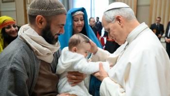 "Cảnh Chúa GS bằng người thật" tại Đền thờ Đức Bà Cả