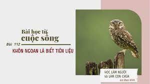 BÀI 112 BÀI HỌC TỪ CUỘC SỐNG