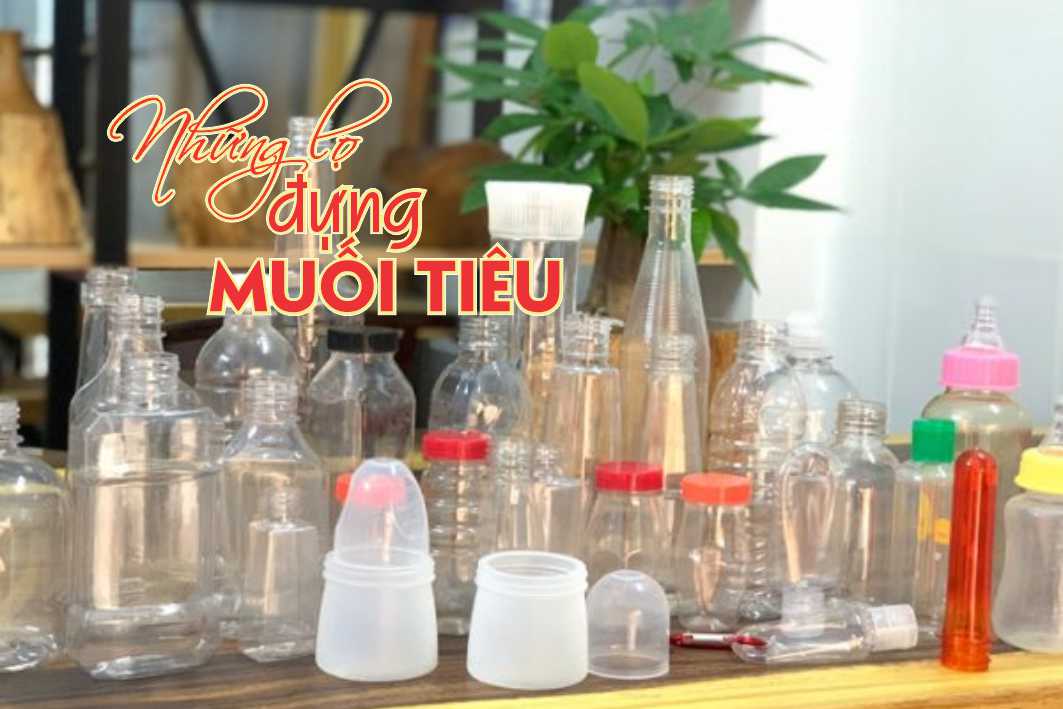 Những lọ đựng muối tiêu