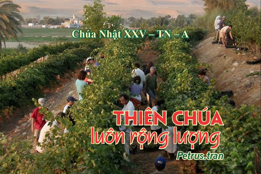 Thiên Chúa luôn rộng lượng