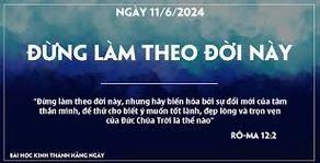 “Đừng rập theo đời này”
